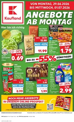 Vorschau von dem Prospekt des Geschäftes Kaufland, gültig ab dem 29.06.2026