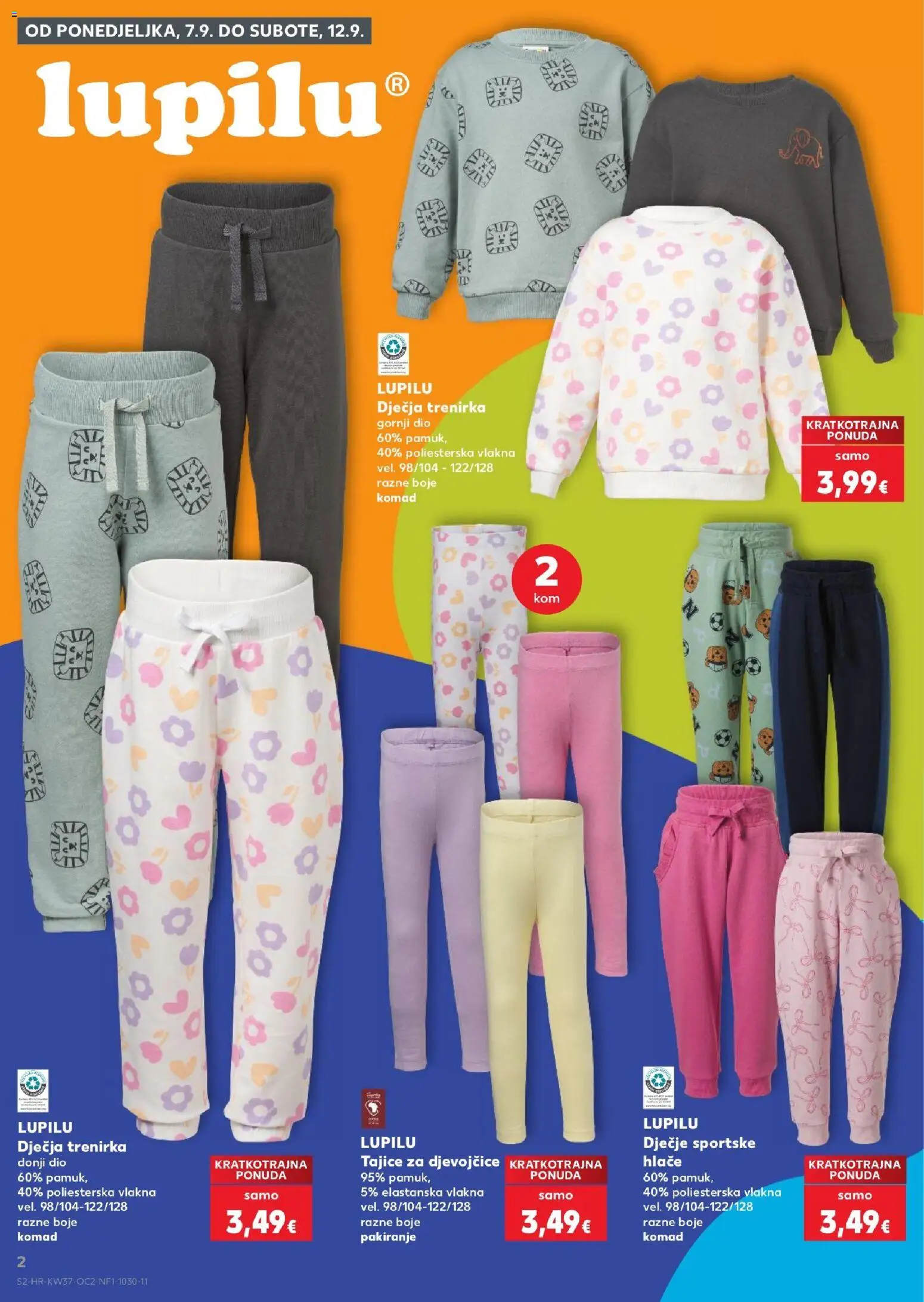 Kaufland HR - Kaufland HR akciós újság megtekintése, amely érvényes 2026.09.09.-től - Dió, Lupilu