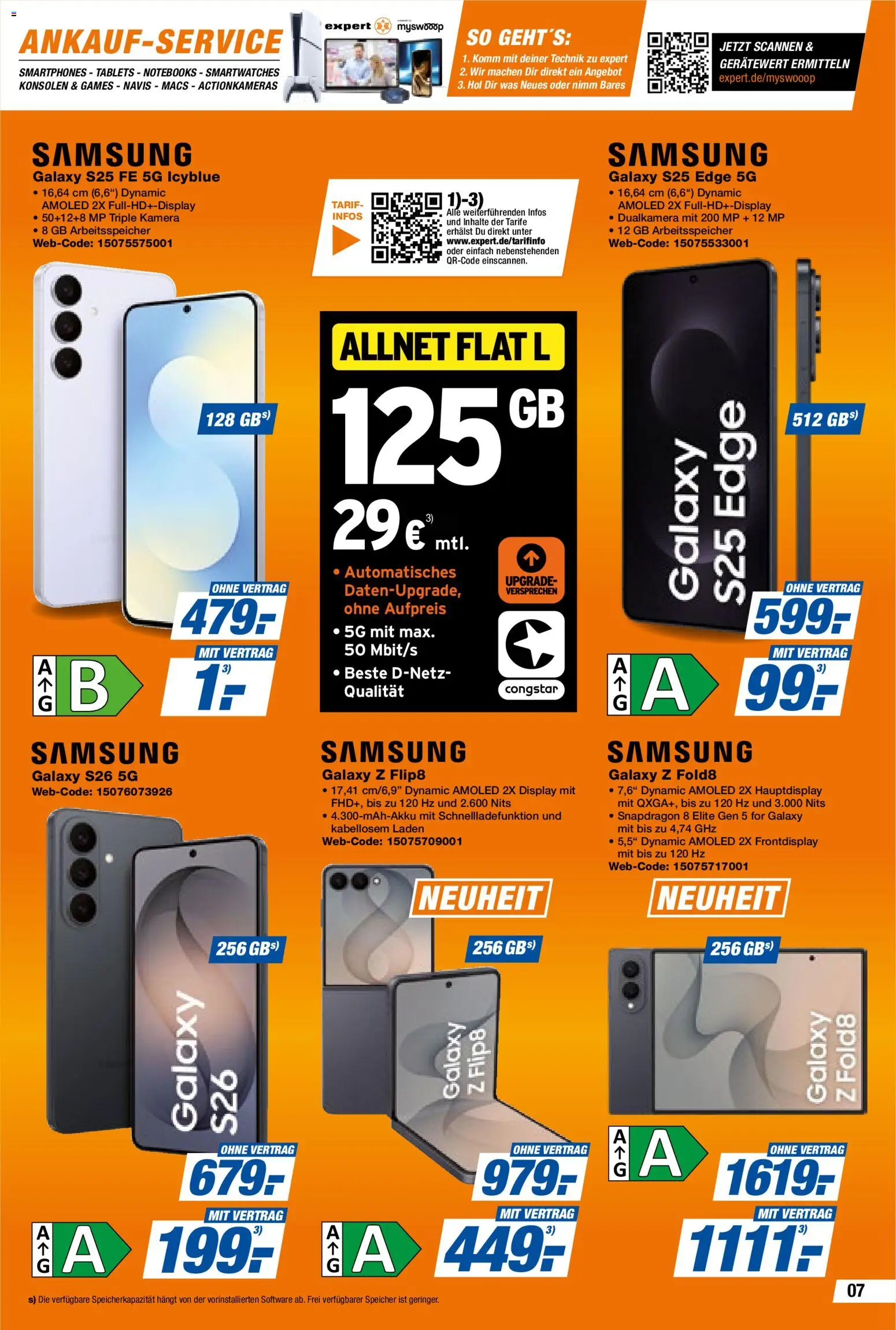 Vorschau von dem Prospekt des Geschäftes Expert, gültig ab dem 04.09.2026 - Samsung, Smartphones, Kamera