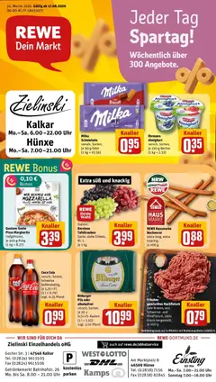 Vorschau von dem Prospekt des Geschäftes Rewe, gültig ab dem 17.08.2026