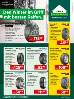Vorschau der Angebote: Lagerhaus Lagerhaus Winterreifen gültig ab 01.10.2026