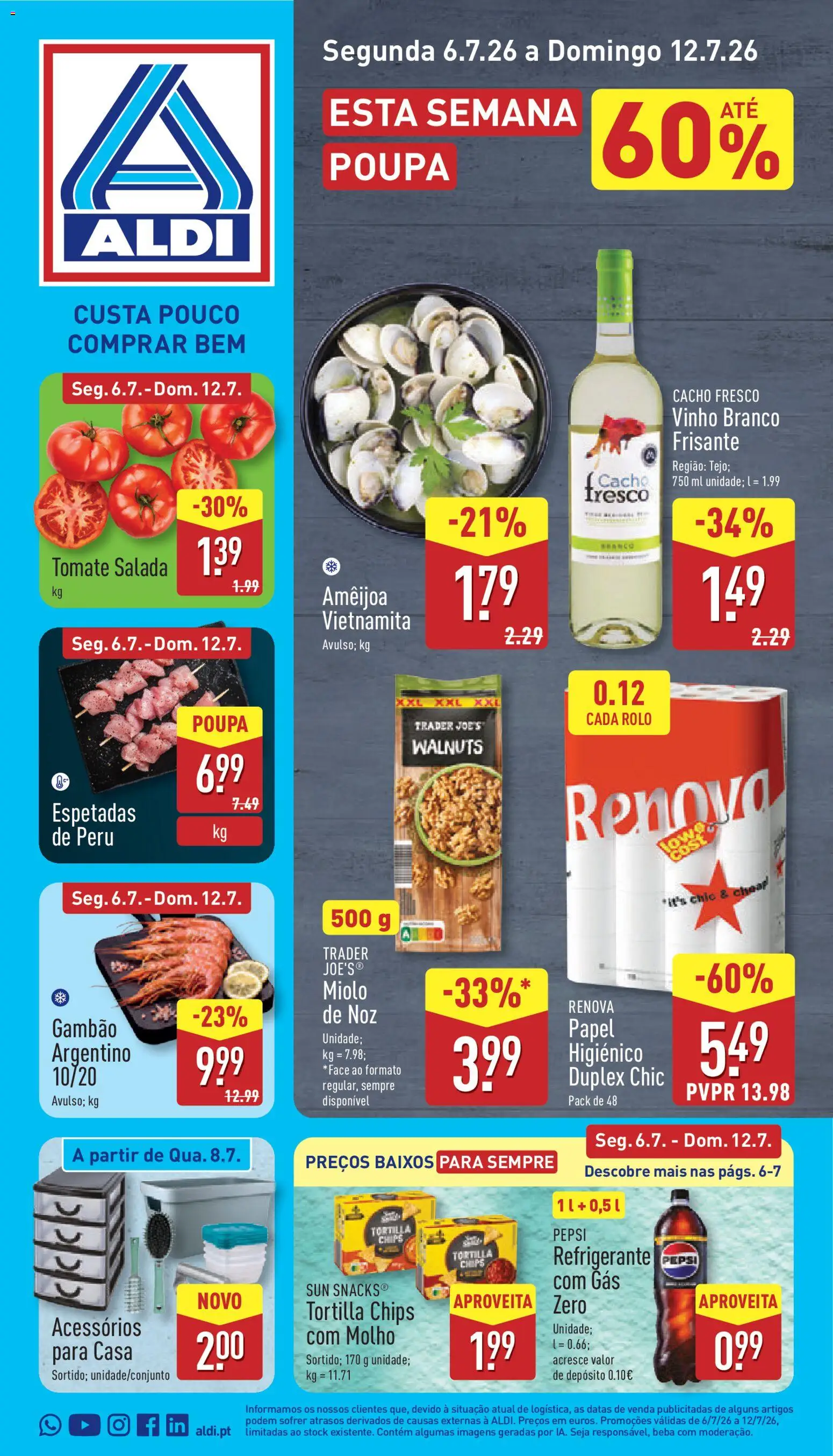 Pré-visualização do folheto da loja Aldi válida a partir de 06/07/2026