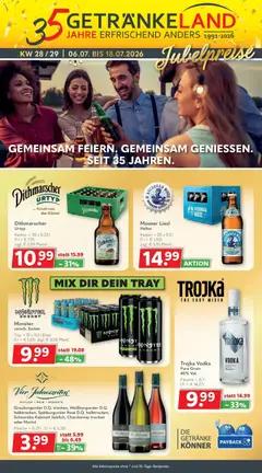 Vorschau von dem Prospekt des Geschäftes Getränkeland, gültig ab dem 06.07.2026
