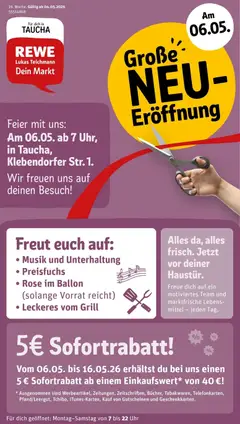 Vorschau von dem Prospekt des Geschäftes Rewe, gültig ab dem 04.05.2026