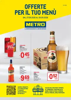 Anteprima dell'opuscolo Metro volantino dal negozio Metro valido da 27/08/2026