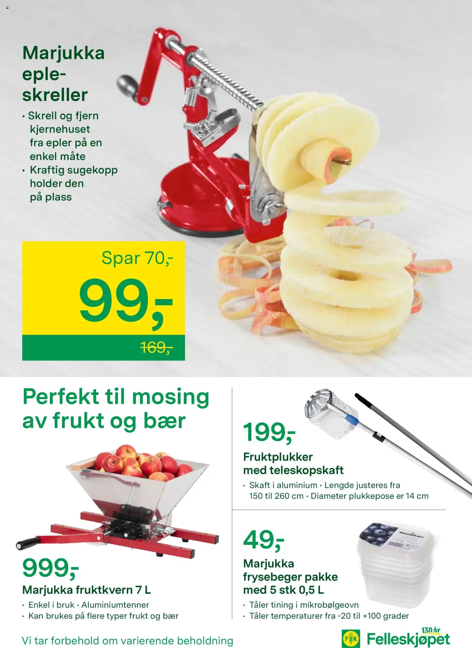 Forhåndsvis Felleskjøpet kundeavis fra butikk Felleskjøpet gyldig fra 31/08/2026
