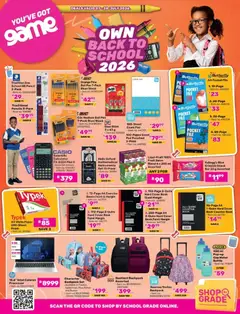 Preview of Game Game - Own Back To School 2026 valid 07/07/2026