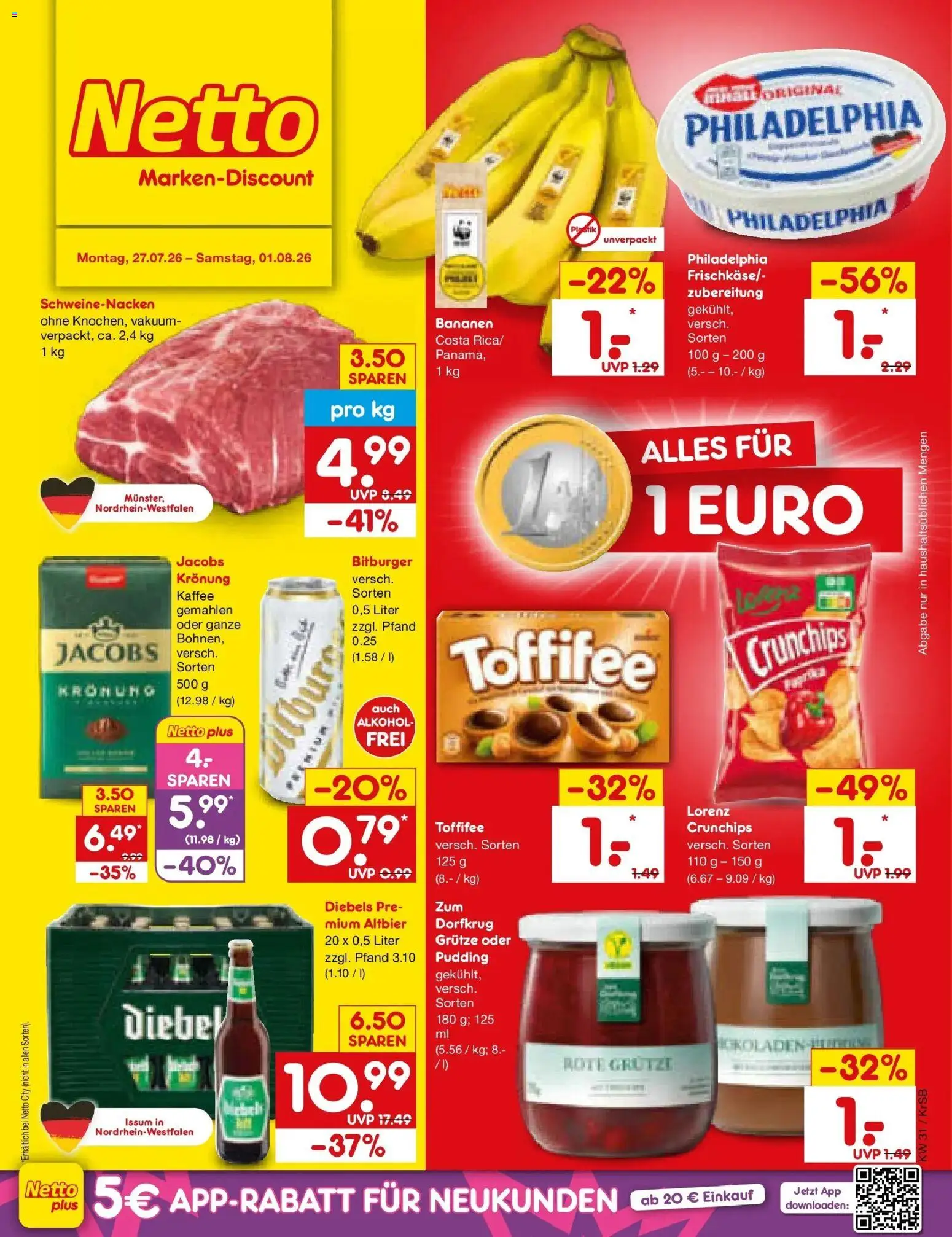 Vorschau von dem Prospekt des Geschäftes Netto Marken-Discount, gültig ab dem 27.07.2026