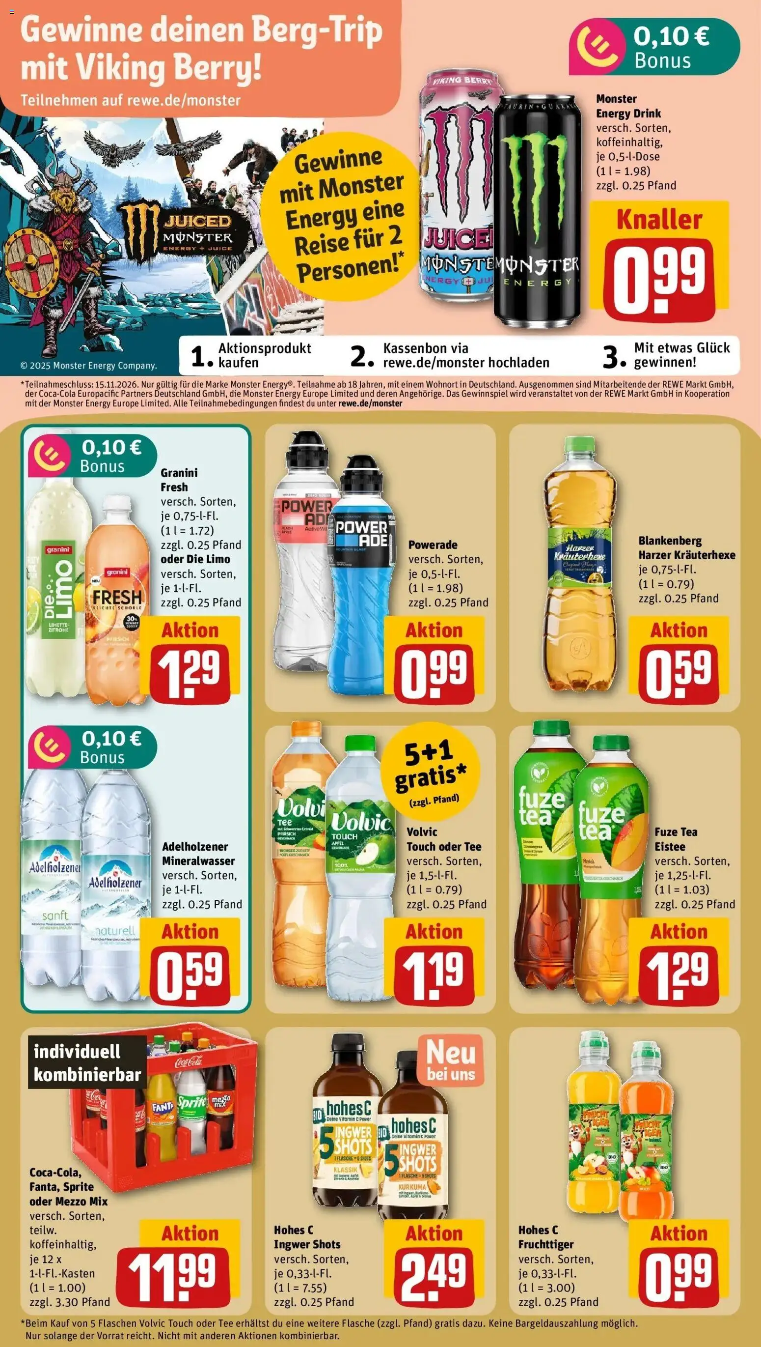 Vorschau von dem Prospekt des Geschäftes Rewe, gültig ab dem 26.10.2026