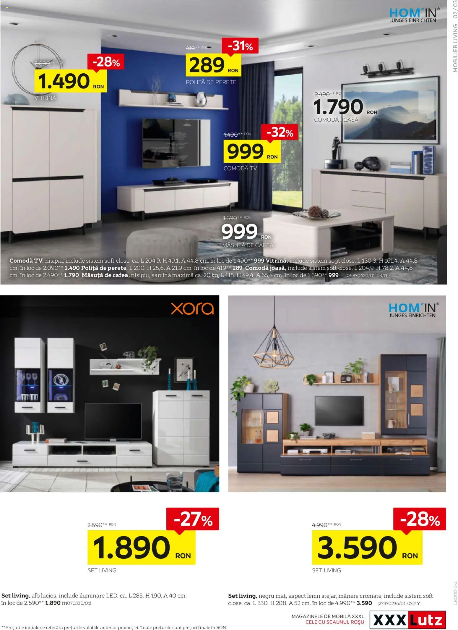 Previzualizarea de cataloage: XXXLutz XXXLutz Catalog valabil de la 03.08.2026 - Cafea, Comodă, Mânere, Măsuță de cafea, Vitrină