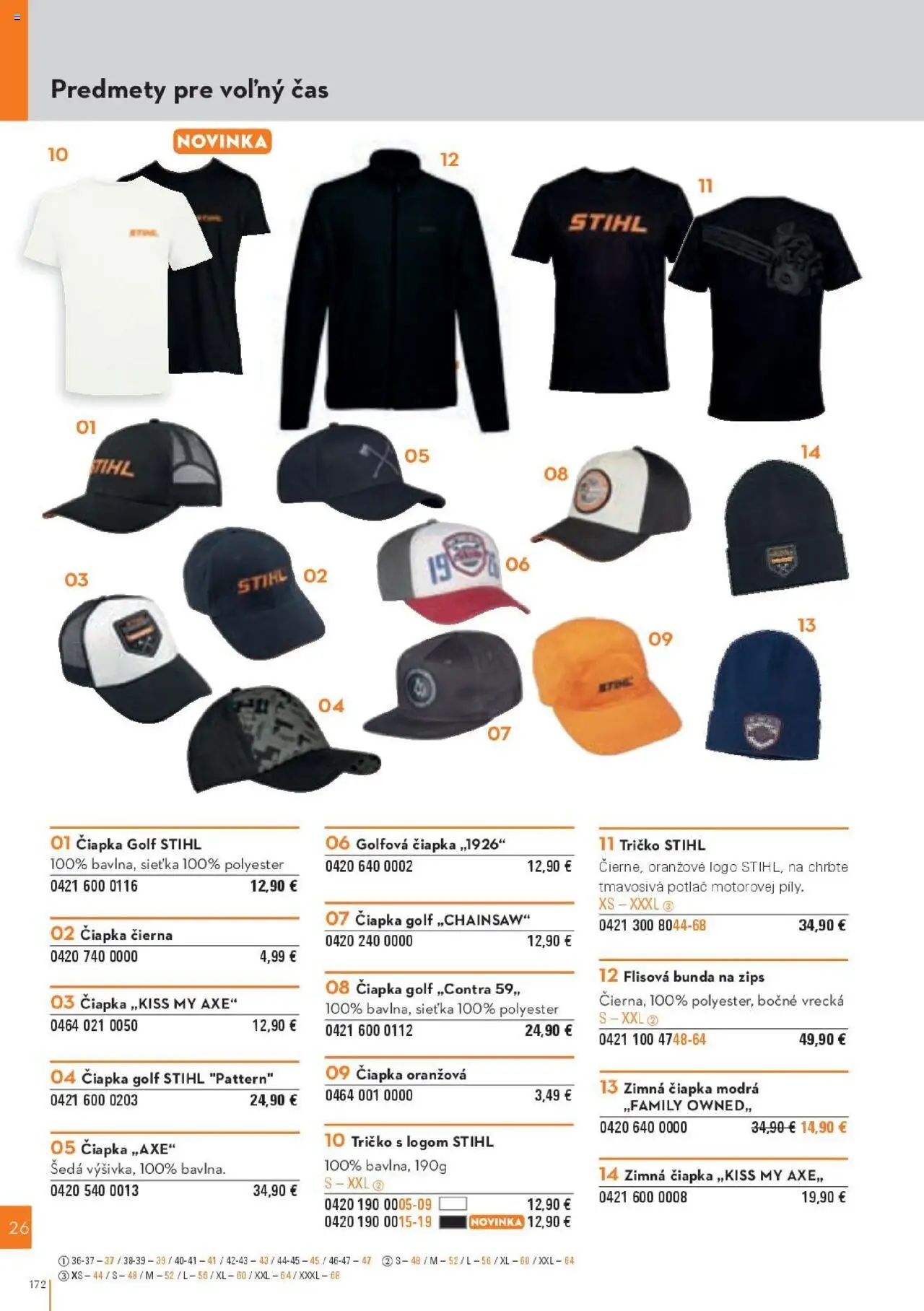 Náhľad STIHL letáku platného od 29.09.2025 - Tričko, Bunda, Čiapka