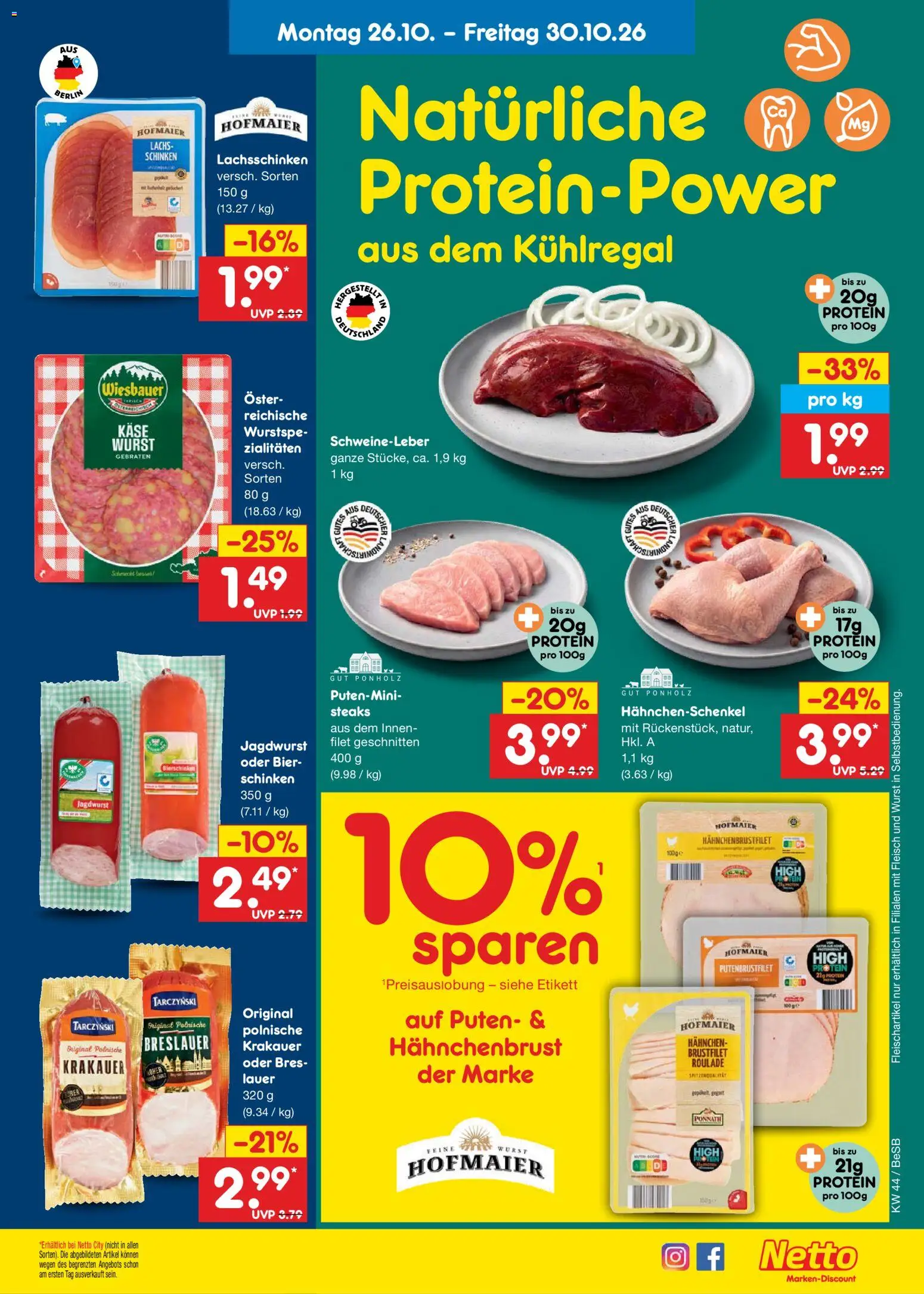 Vorschau von dem Prospekt des Geschäftes Netto Marken-Discount, gültig ab dem 26.10.2026