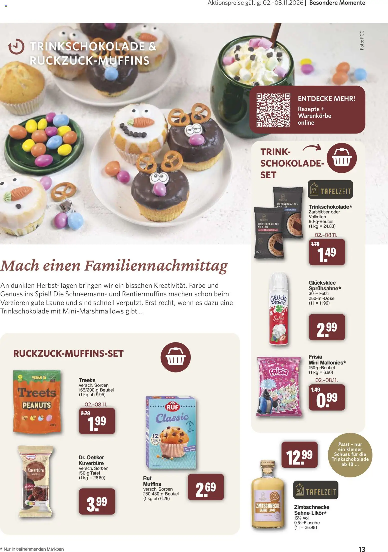 Vorschau von dem Prospekt des Geschäftes Famila Nordwest, gültig ab dem 26.10.2026 - Schokolade, Spiel