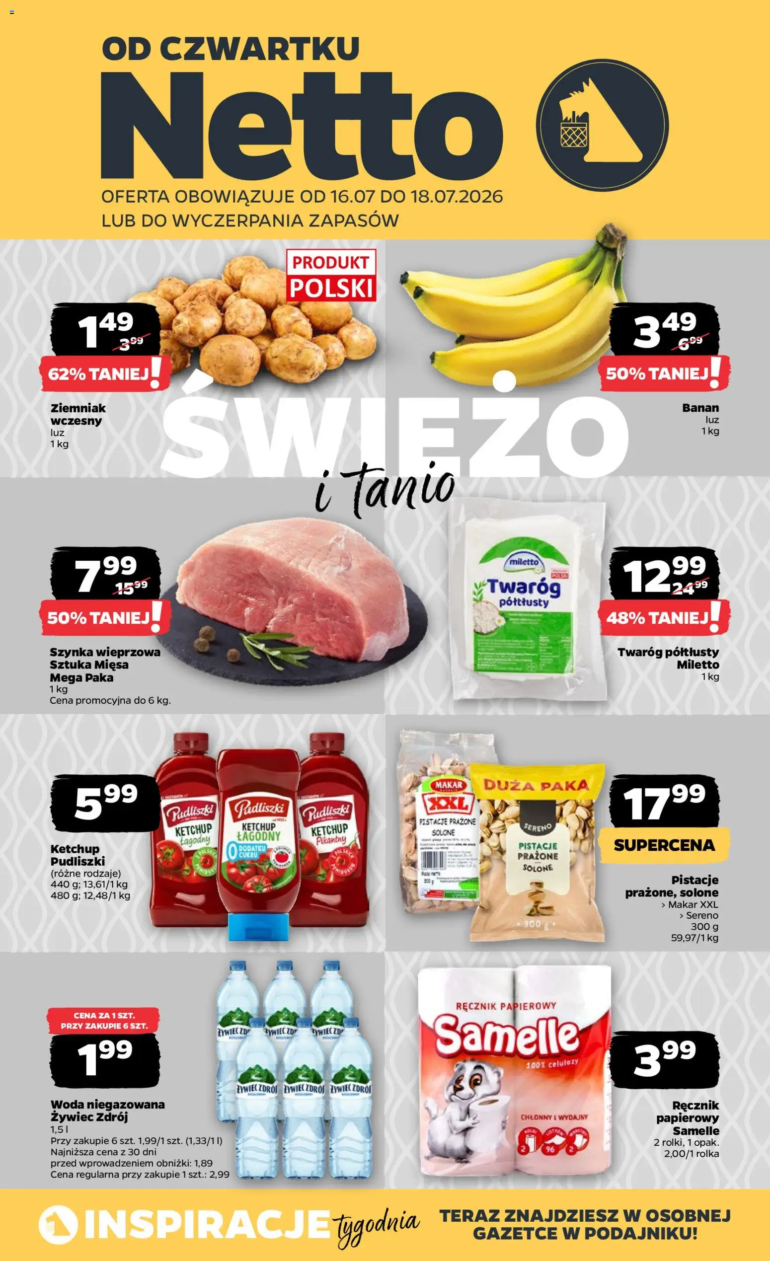 Pogląd gazetki "Netto gazetka od czwartku" ze sklepu Netto ważnej od 16.07.2026