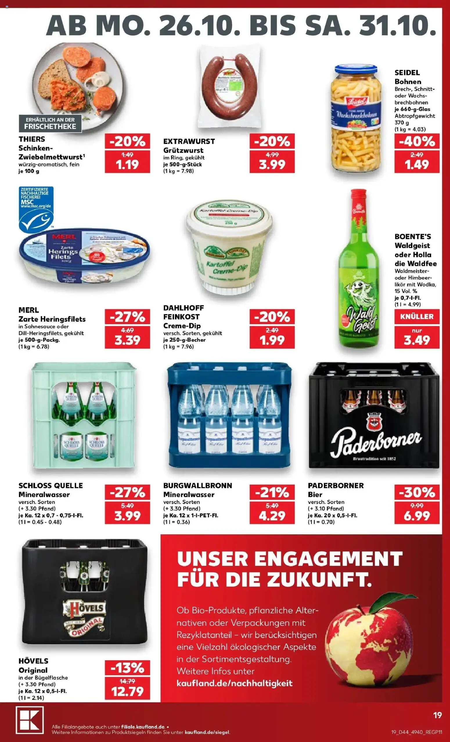 Vorschau von dem Prospekt des Geschäftes Kaufland, gültig ab dem 26.10.2026