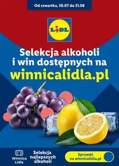 Pogląd gazetki "Lidl Katalog alkoholi i win" ze sklepu Lidl ważnej od 30.07.2026