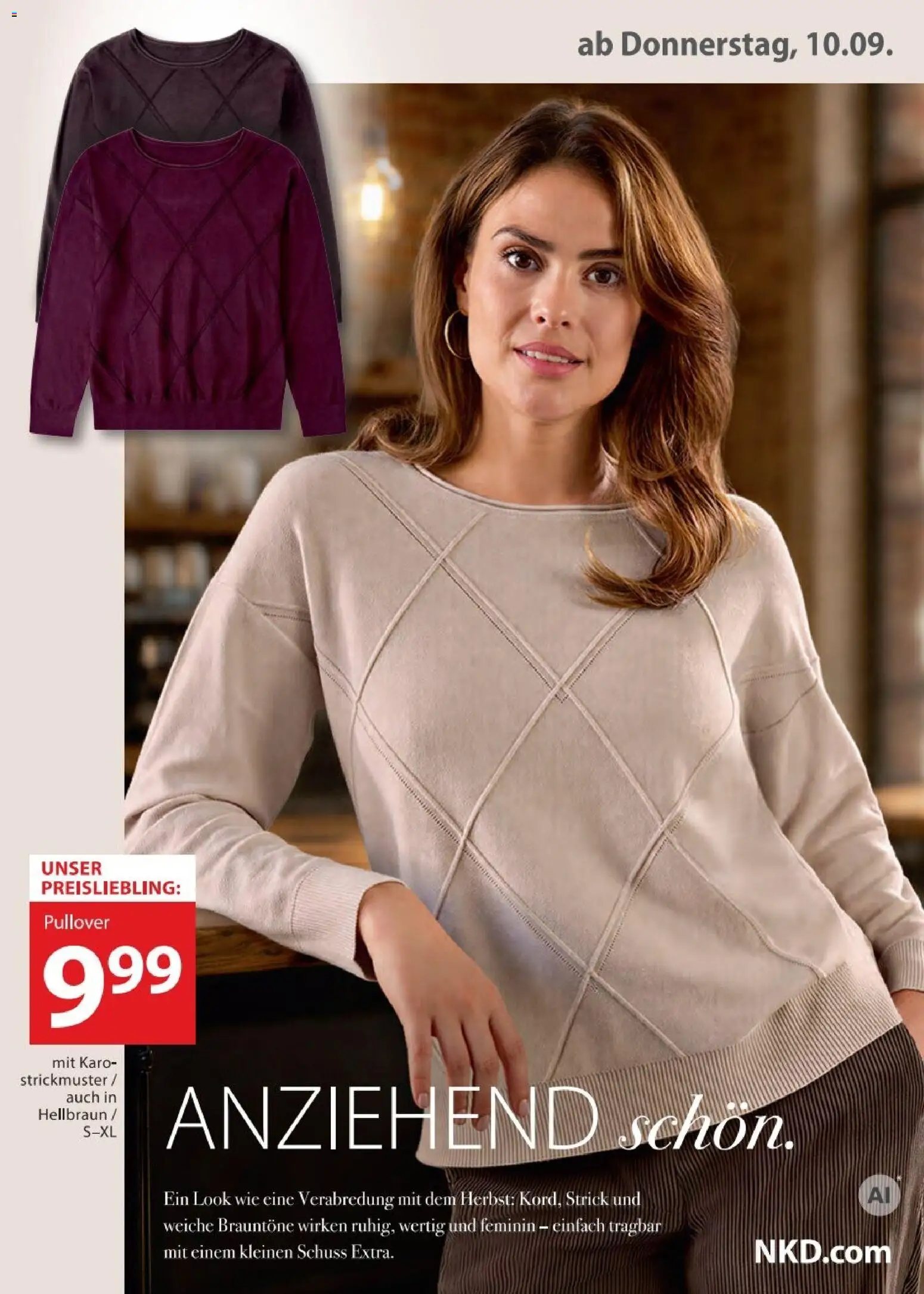 Vorschau von dem Prospekt des Geschäftes NKD, gültig ab dem 10.09.2026 - Pullover