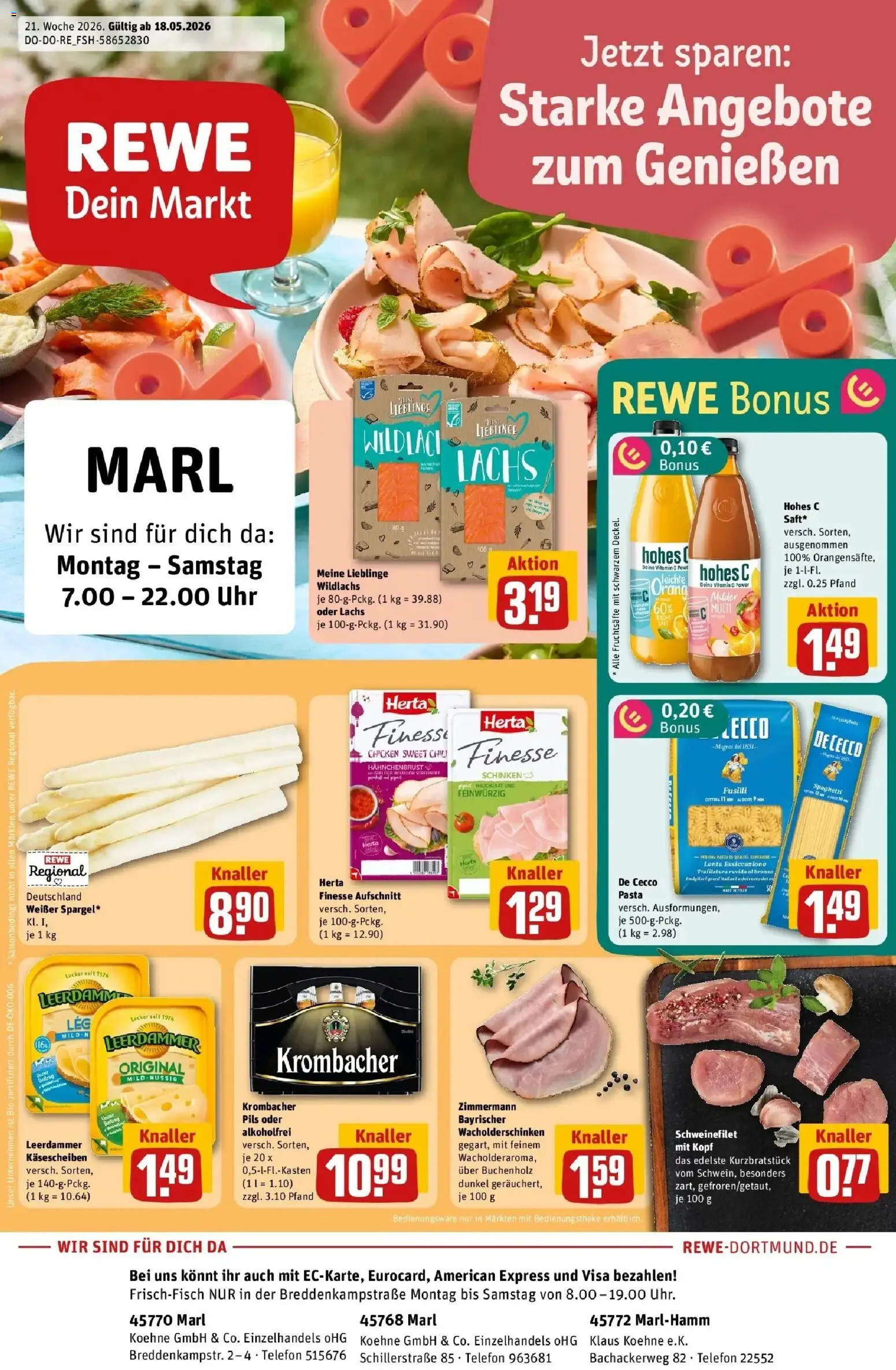 Vorschau von dem Prospekt des Geschäftes Rewe, gültig ab dem 17.05.2026