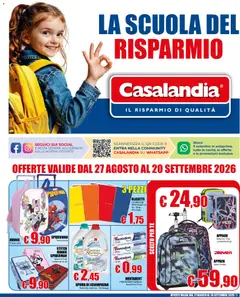Anteprima dell'opuscolo Casalandia volantino dal negozio Casalandia valido da 27/08/2026