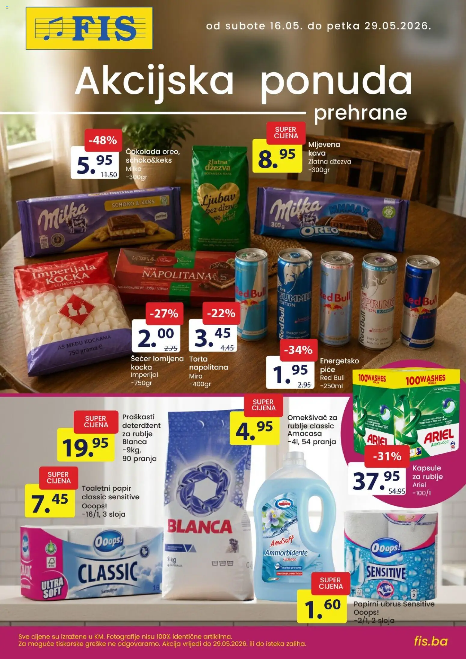 Pregled letka FIS katalog trgovine FIS vrijedi od 16.05.2026