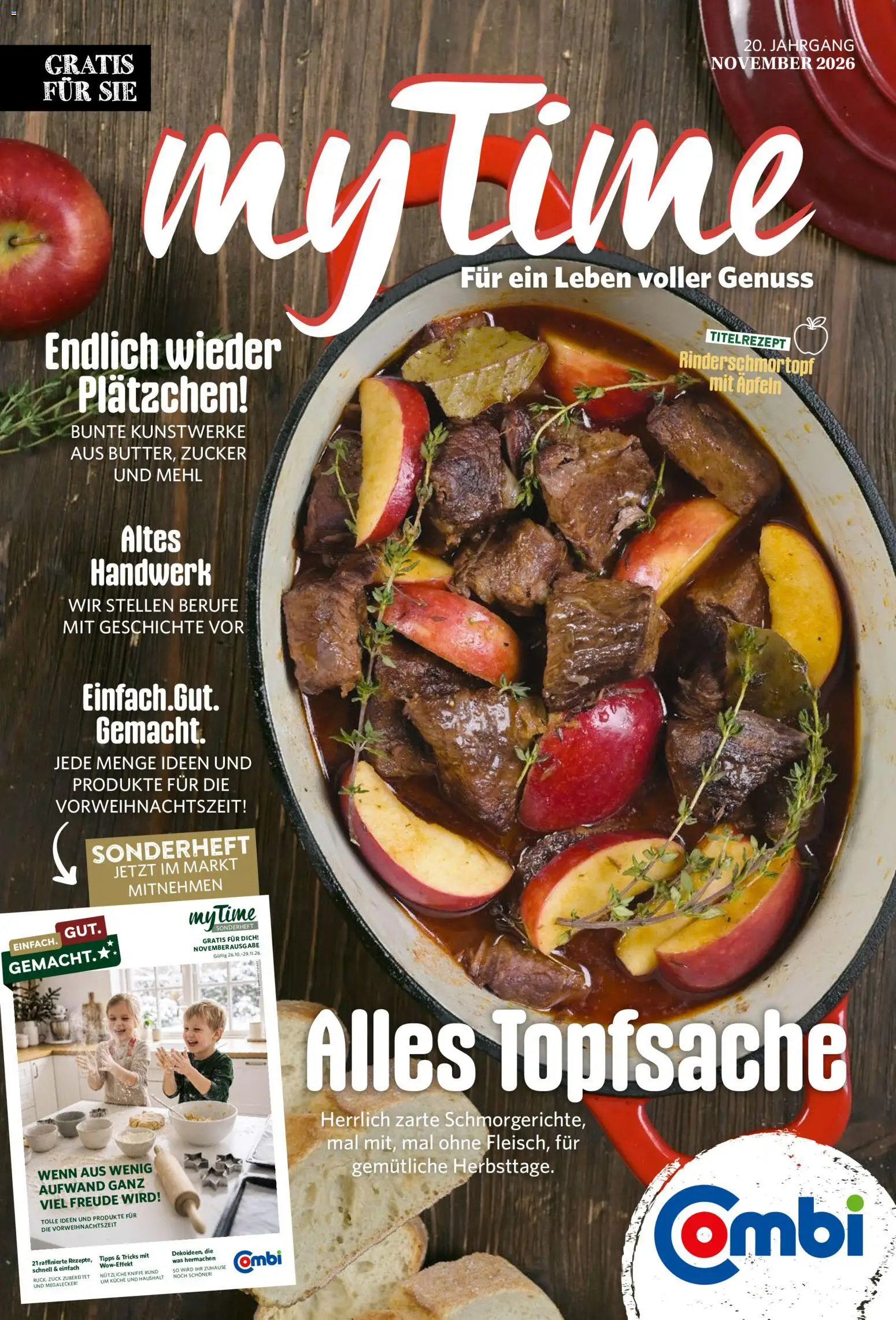 Vorschau von dem Prospekt des Geschäftes Combi, gültig ab dem 01.11.2026 - Küche, Mehl, Zucker