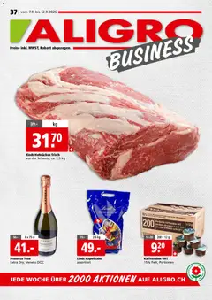 Vorschau des Merkblatts Aligro aktionen Business Schlieren, Gossau SG, Frauenfeld, Rapperswil-Jona, Sargans, Bern vom Shop Aligro gültig von 07.09.2026 bis 12.09.2026