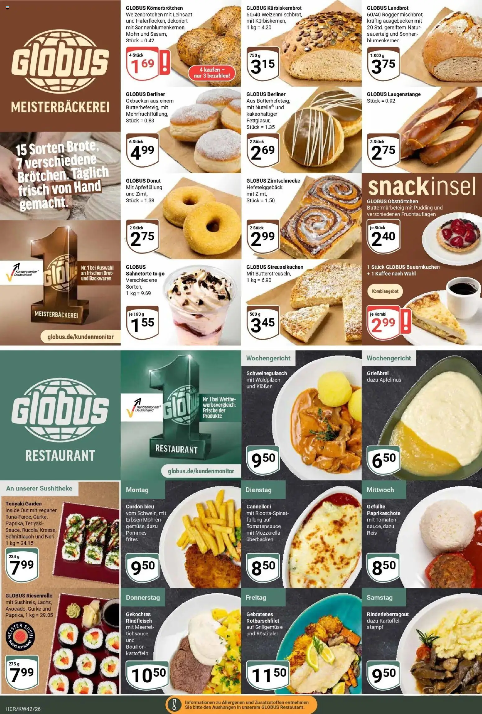 Vorschau von dem Prospekt des Geschäftes Globus, gültig ab dem 12.10.2026