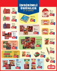 BİM BİM - İndirimli Ürünler 17.07.2026 - Broşürünün önizlemesi