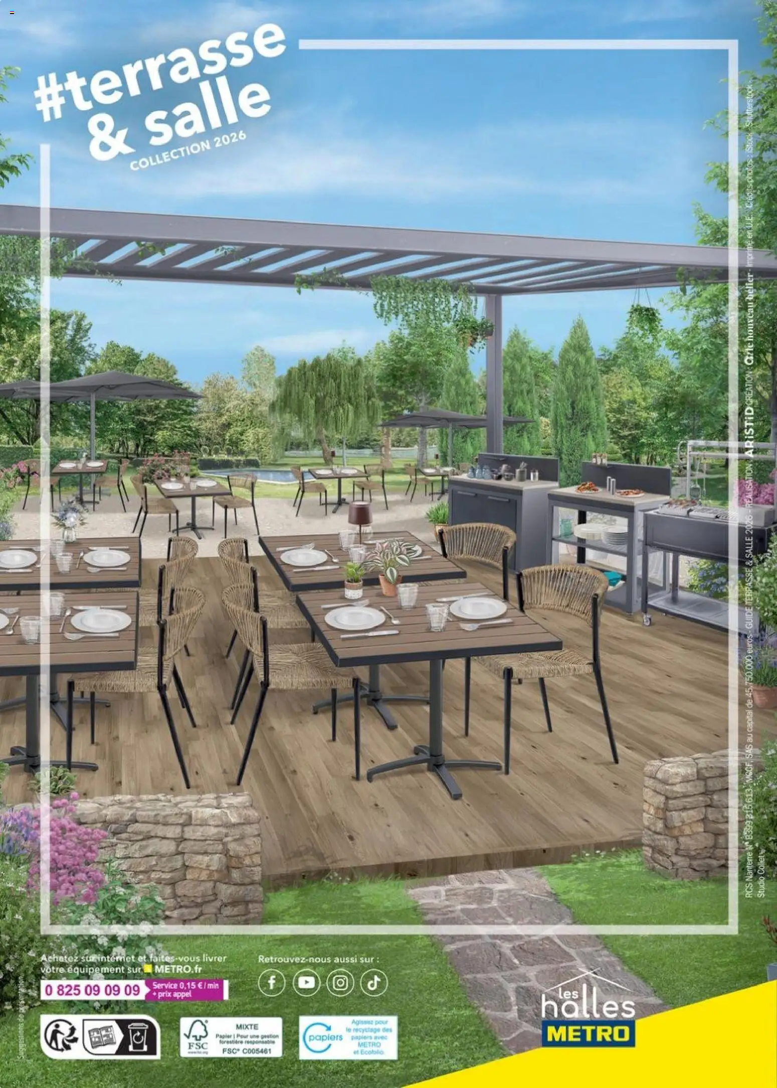 Prévisualisation de Terrasse&salle Collection 2026 du magasin METRO formulaire valide 09/01/2026
