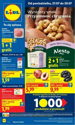 Pogląd gazetki "Lidl gazetka" ze sklepu Lidl ważnej od 27.07.2026