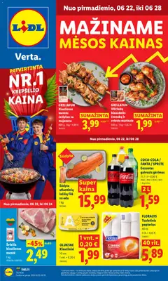 LIDL parduotuvės leidinio LIDL leidinys galiojančio nuo 2026.06.22 peržiūra