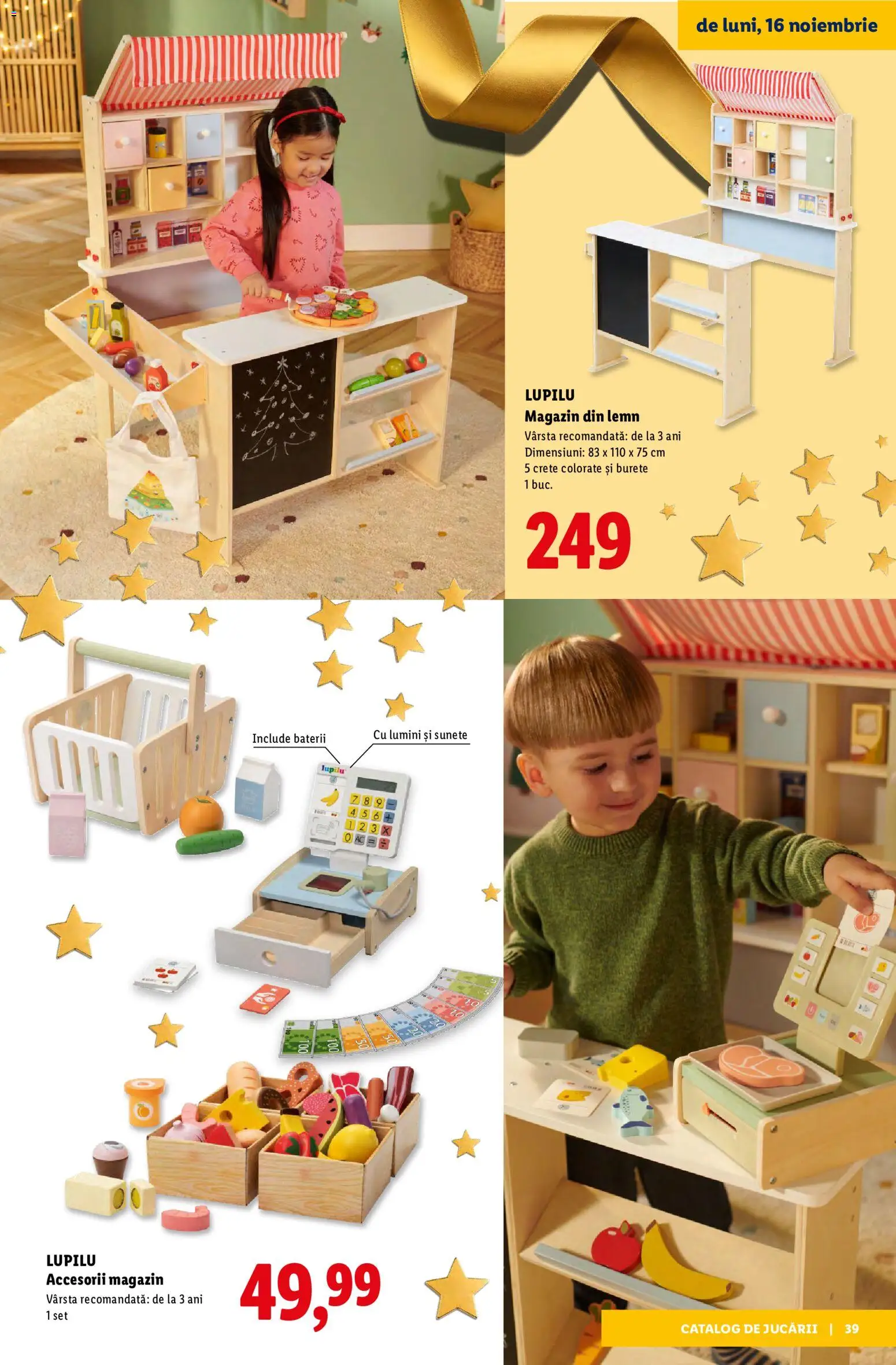 Previzualizarea de cataloage: Lidl Lidl Catalog De jucării valabil de la 02.11.2026 - Baterii, Burete, Lumini