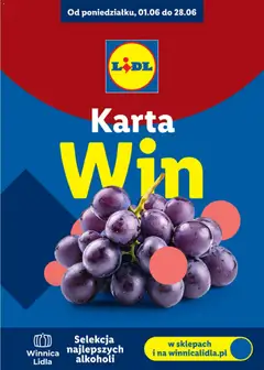 Pogląd gazetki "Lidl Katalog karta win" ze sklepu Lidl ważnej od 01.06.2026
