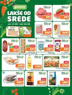 Pregled Gomex kataloga - važi od 12.08.2026