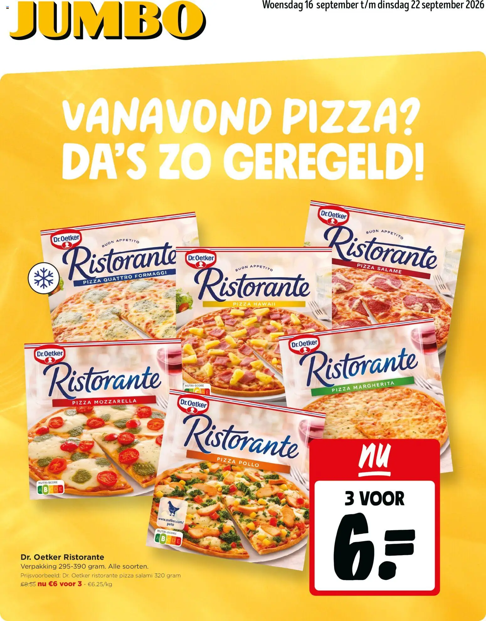 Voorbeeld van JUMBO Folder / Publicité van winkel JUMBO geldig vanaf 16/09/2026