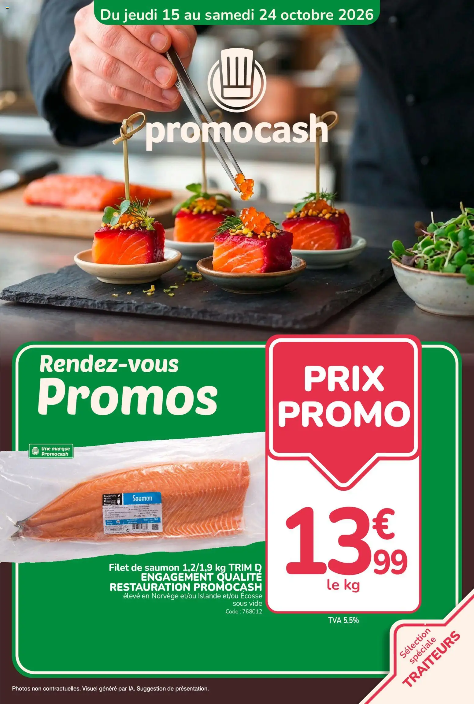 Prévisualisation de Promocash catalogue du magasin Promocash formulaire valide 15/10/2026