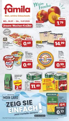 Vorschau von dem Prospekt des Geschäftes Famila Nordwest, gültig ab dem 06.07.2026