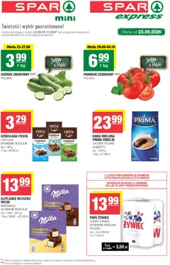 Pogląd gazetki "Spar gazetka - Mini" ze sklepu Spar ważnej od 23.09.2026