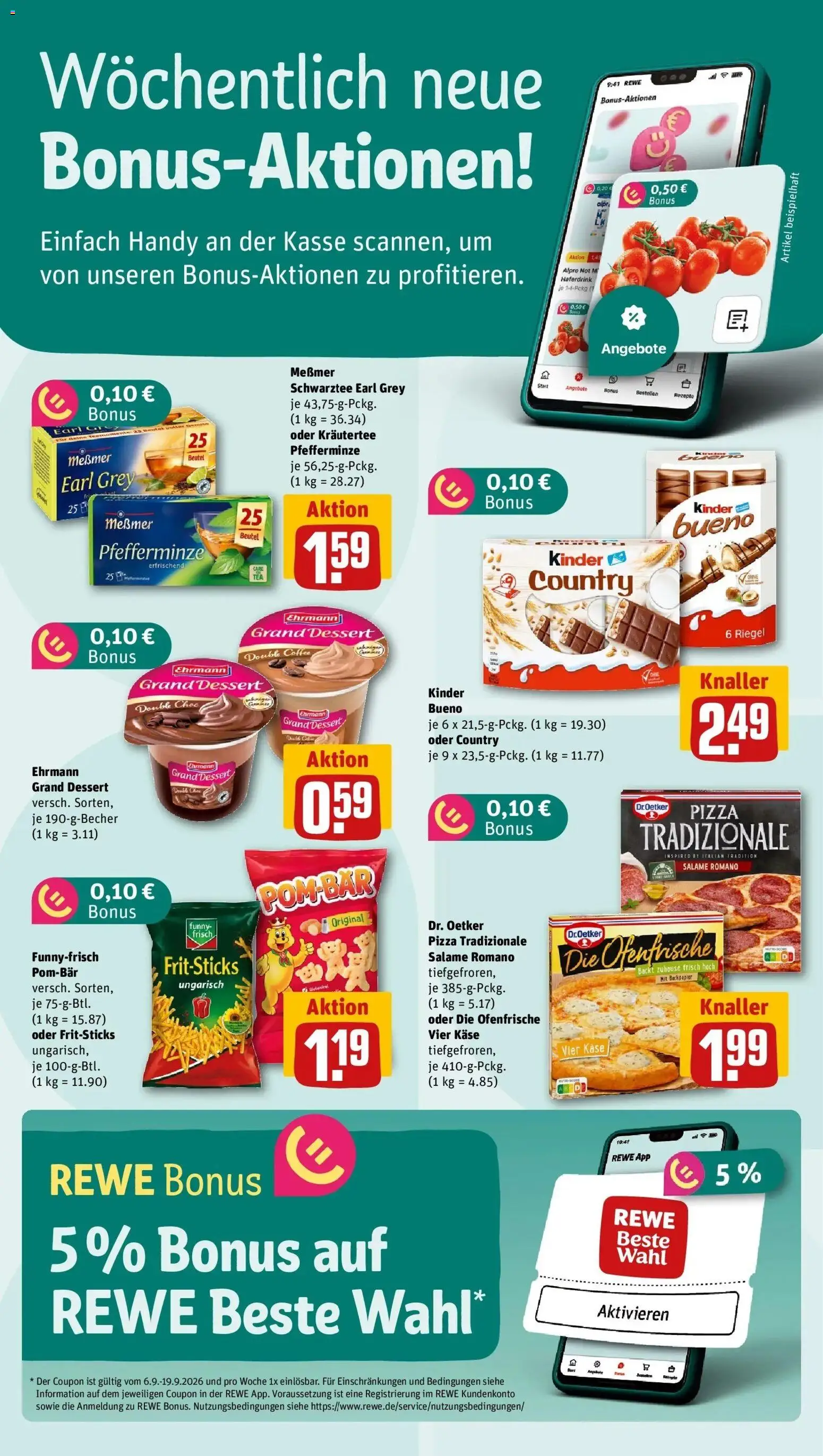 Vorschau von dem Prospekt des Geschäftes Rewe, gültig ab dem 07.09.2026