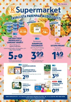 Kaupan K-Supermarket K-Supermarket tarjoukset esikatselu, voimassa 14/09/2026