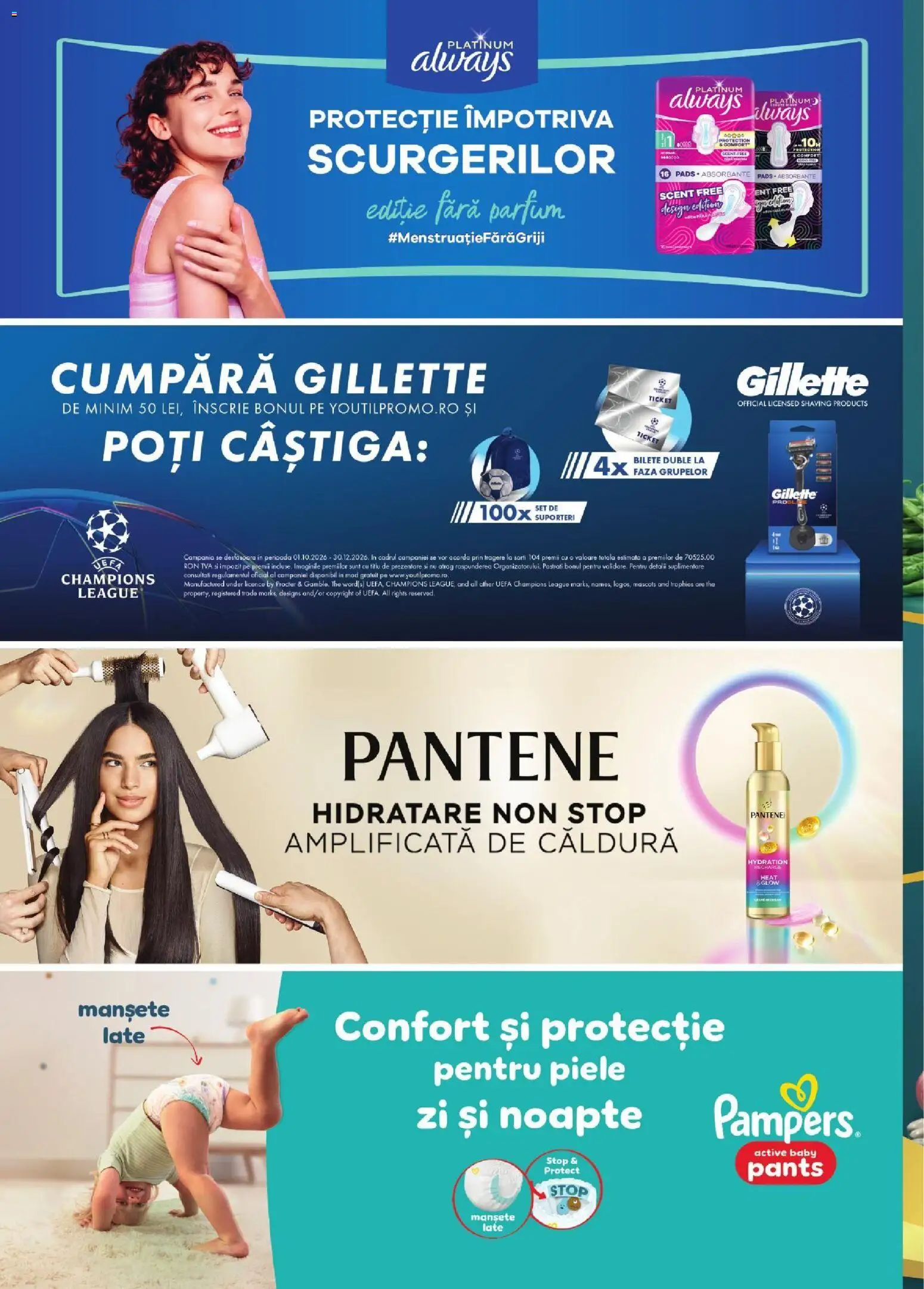Previzualizarea de cataloage: Mega Image Mega Image Catalog Noiembrie valabil de la 01.11.2026 - Parfum, Pampers, Baby, Active