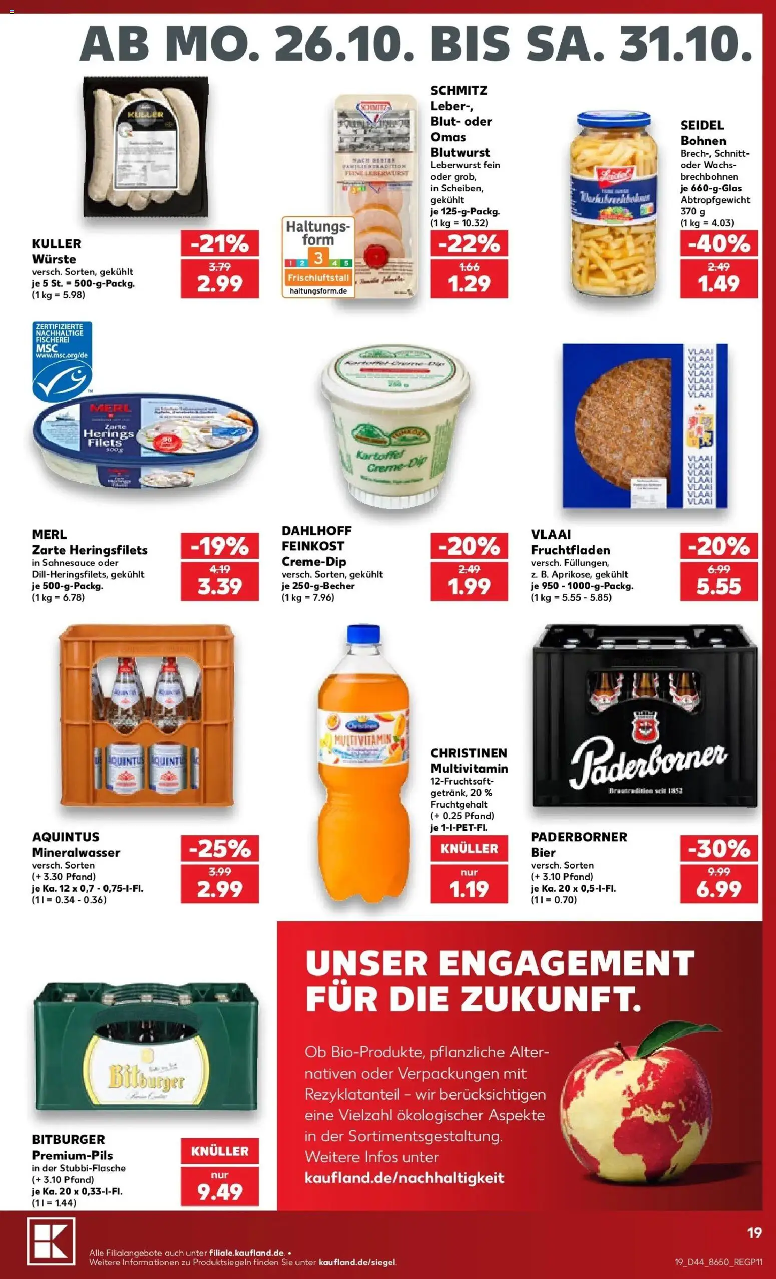 Vorschau von dem Prospekt des Geschäftes Kaufland, gültig ab dem 26.10.2026