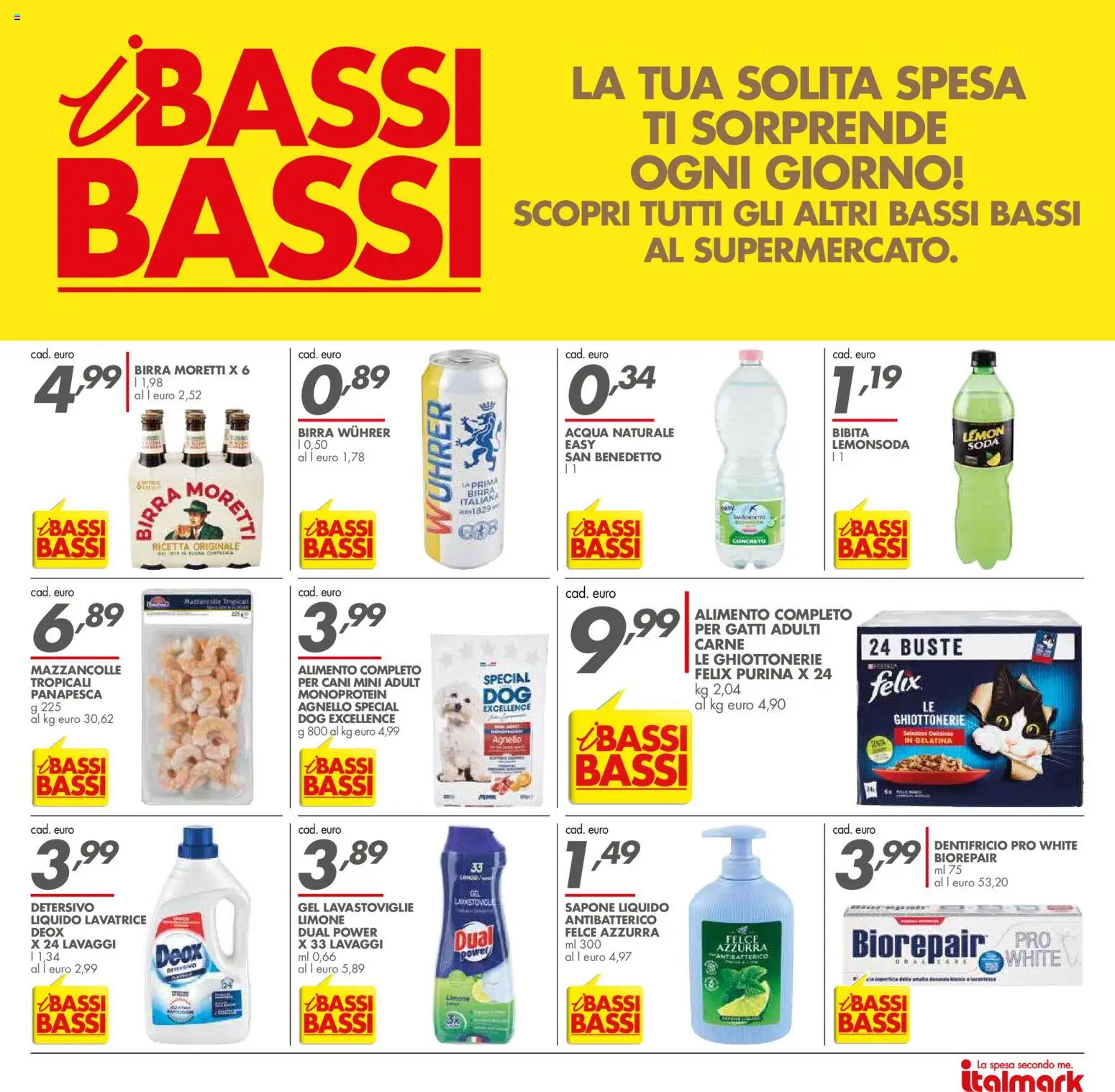 Anteprima dell'opuscolo Italmark volantino dal negozio Italmark valido da 07/10/2026 - Lavatrice, Birra, Limone, Carne, Bibita, Agnello, Dentifricio, Acqua naturale