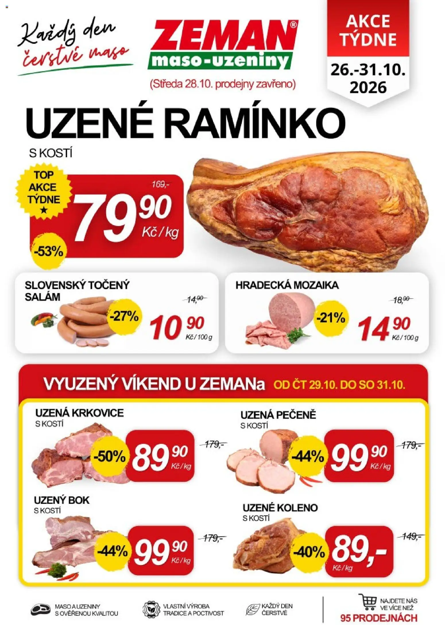 Náhled nabídky: Prodejny Zeman Prodejny Zeman aktuální leták platný od 26.10.2026