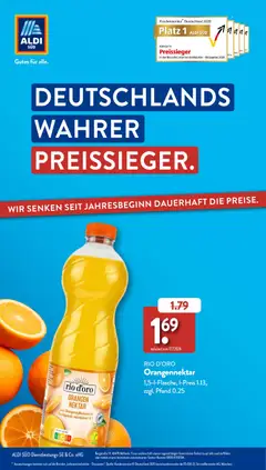 Vorschau von dem Prospekt des Geschäftes Aldi Süd, gültig ab dem 23.07.2026
