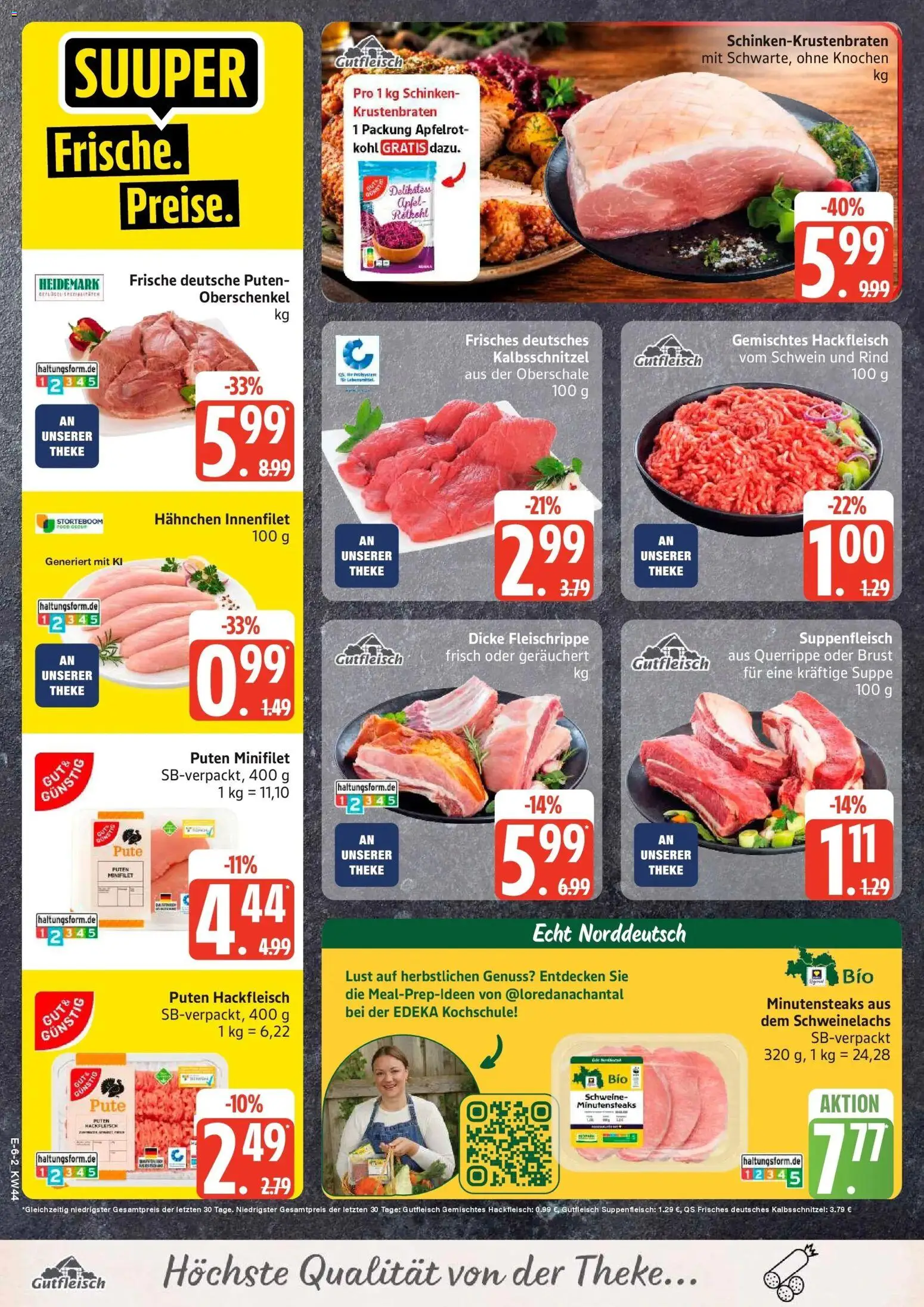 Vorschau von dem Prospekt des Geschäftes Edeka, gültig ab dem 26.10.2026
