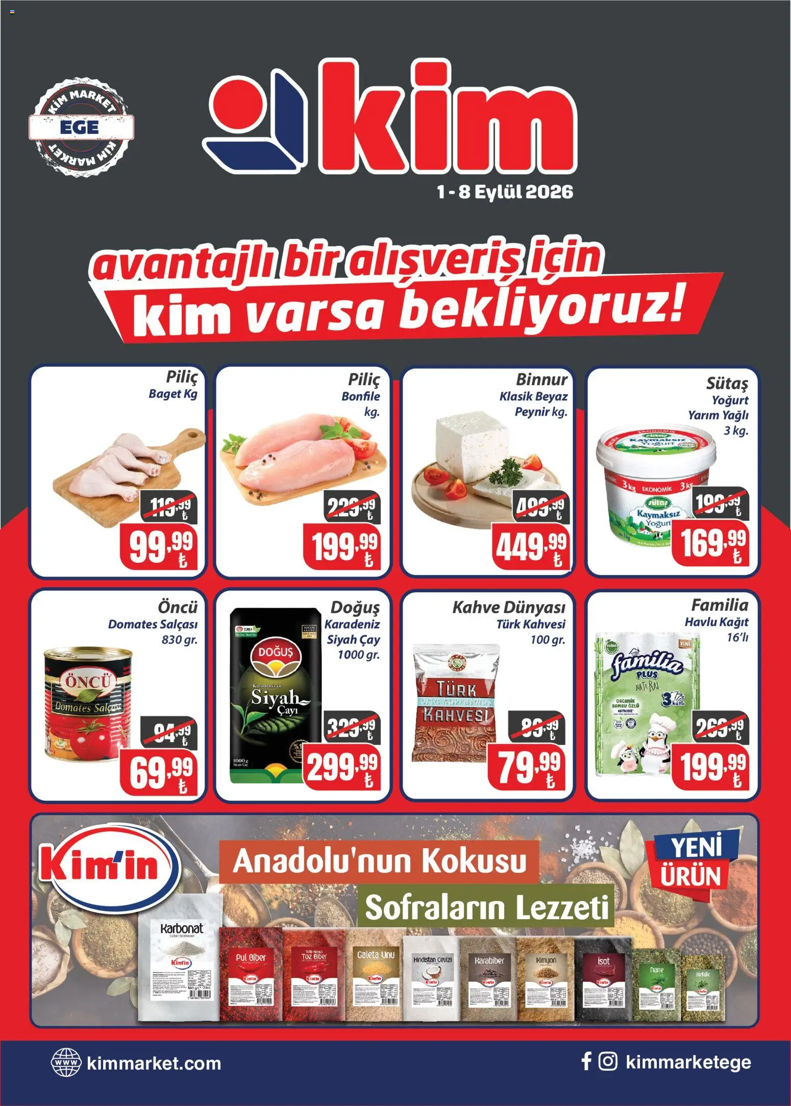 Kim Market Kim Market Katalog 01.09.2026 - Broşürünün önizlemesi
