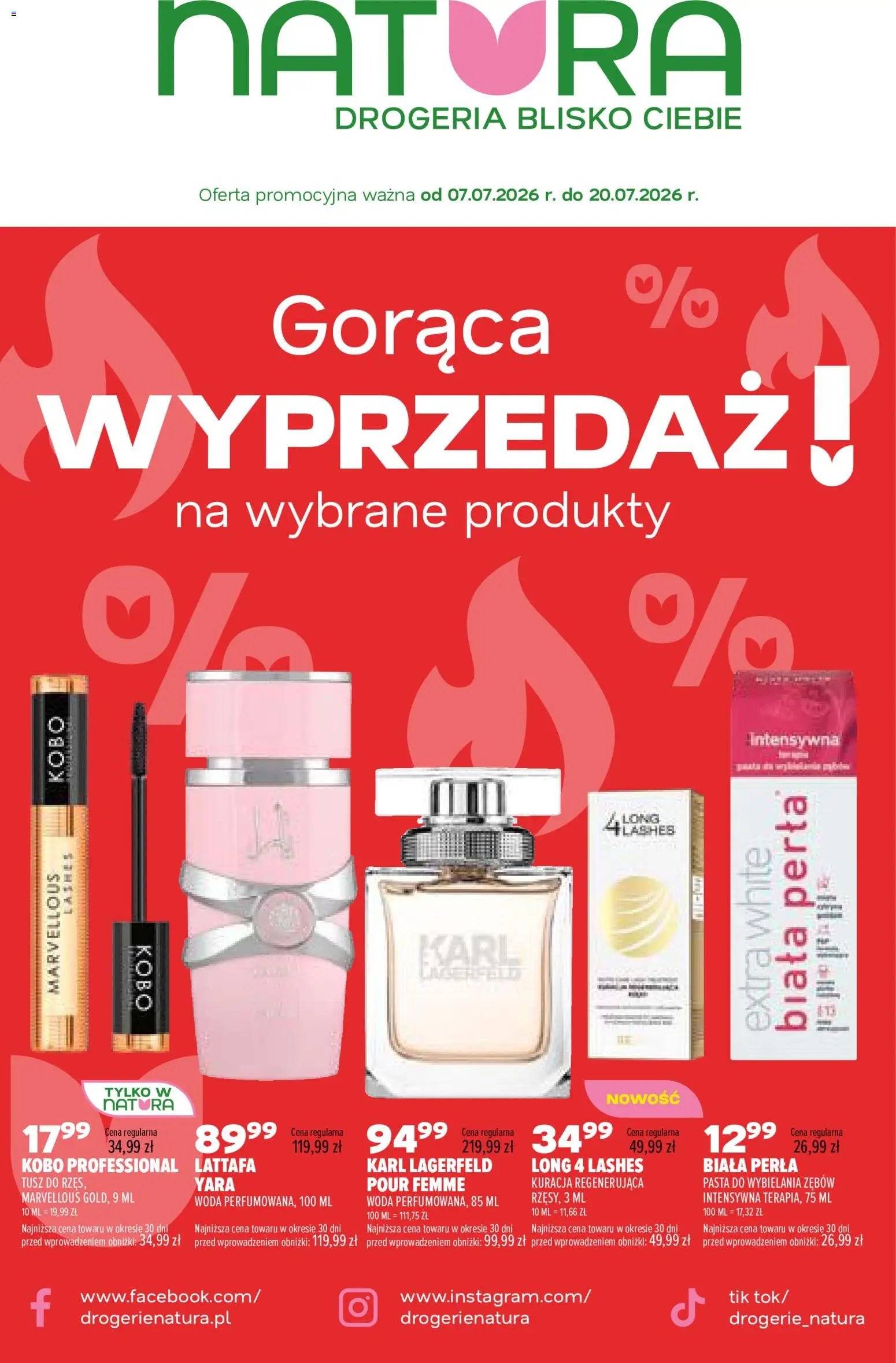 Pogląd gazetki "Drogerie Natura gazetka" ze sklepu Drogerie Natura ważnej od 07.07.2026