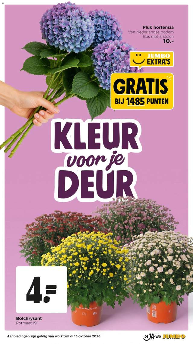 Nieuwe Jumbo folder vanaf 07-10