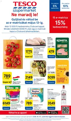 Tesco - Tesco Szupermarket akciós újság megtekintése, amely érvényes 2026.05.07.-től